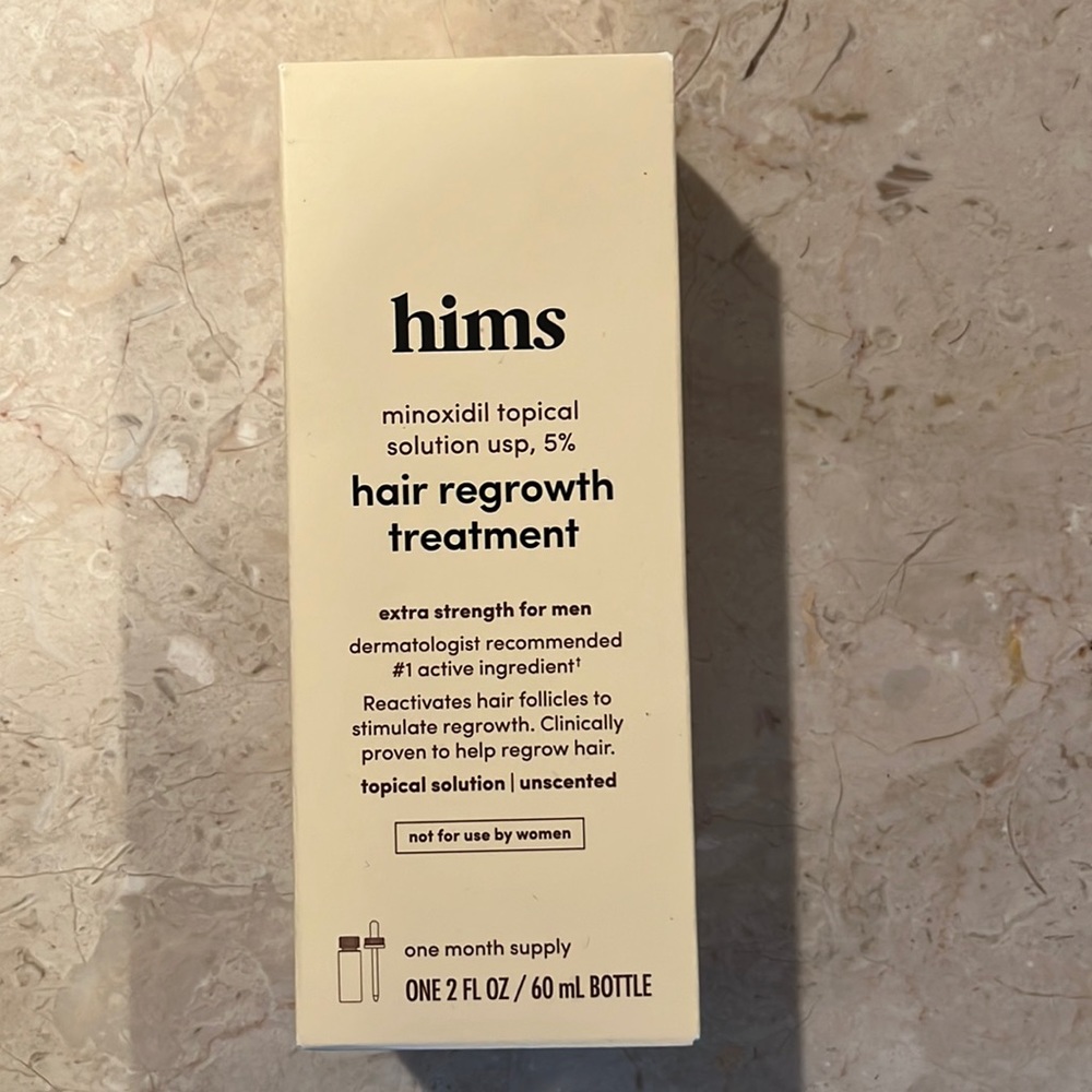 hims Extra Strength Hair Regrowth Treatment Men w/5% Topical Minoxidil Solution